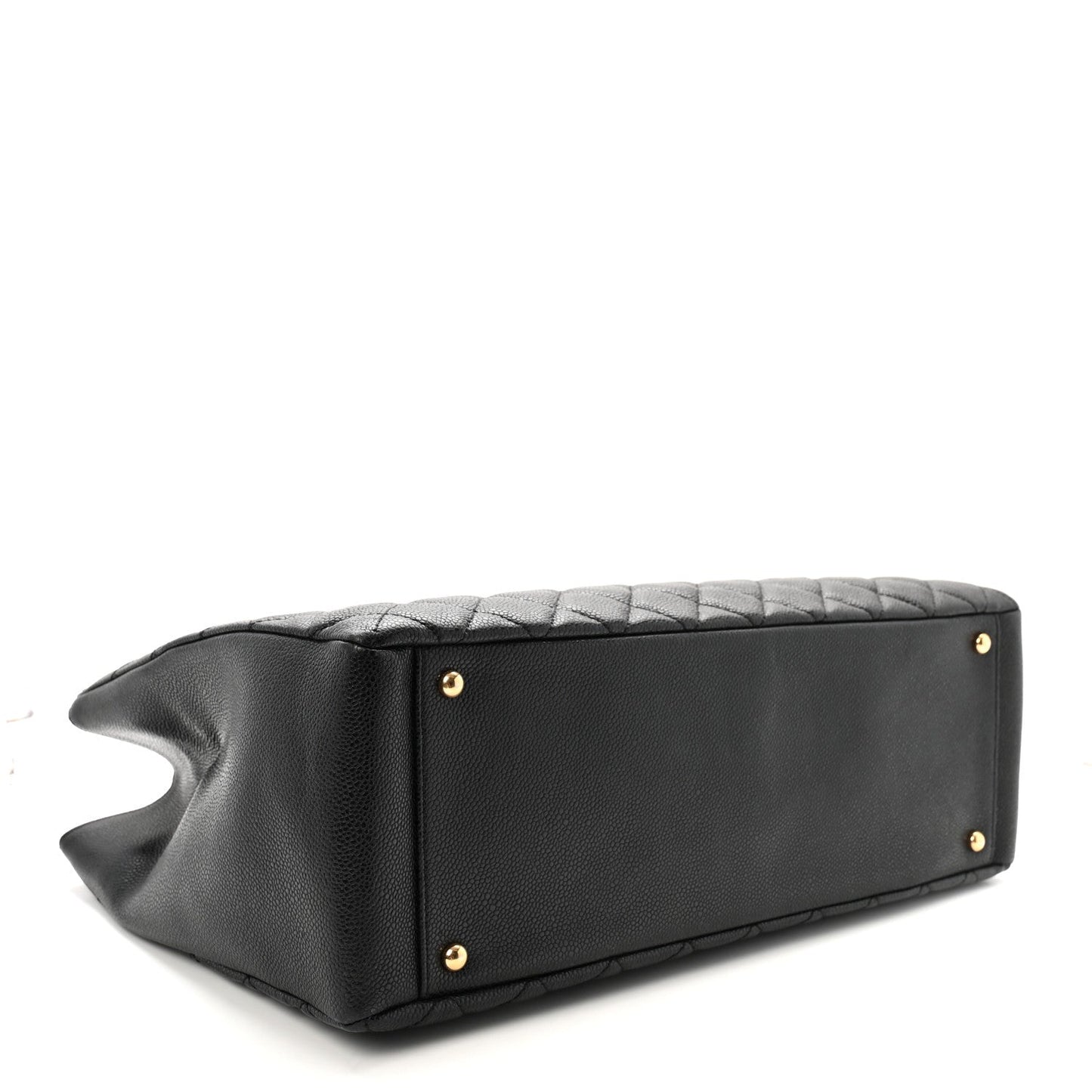 Caviar Quilted XL Grand Shopping Tote GST Black