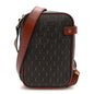 Canvas Smooth Calfskin Le Monogramme Crossbody Pouch Chestnut