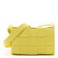 Lambskin Maxi Intrecciato Small Cassette Crossbody Bag Lemonade