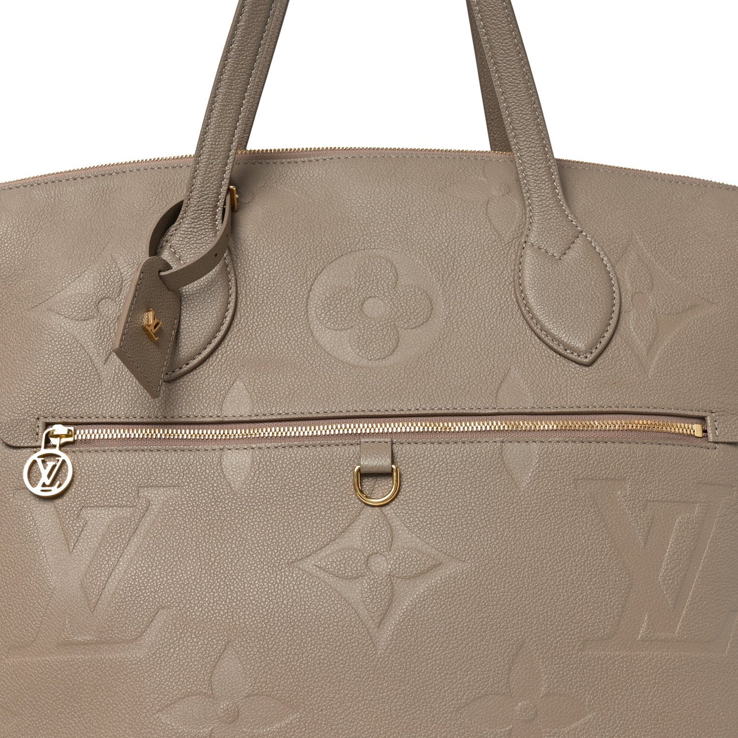 Empreinte Monogram Giant Travel Bag Tourterelle Creme