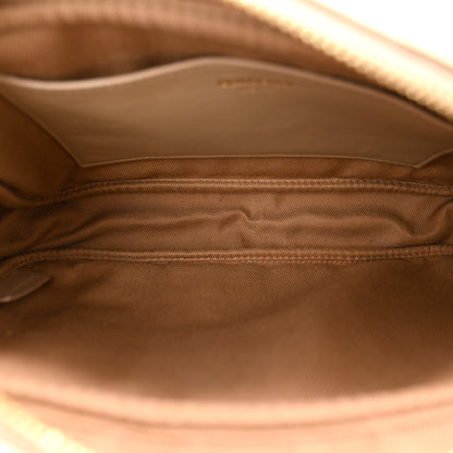 Lambskin Quilted Small Lola Camera Bag Oat Beige