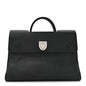 Grained Calfskin Large Diorever Flap Black