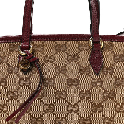 Monogram Small Bree Tote Red