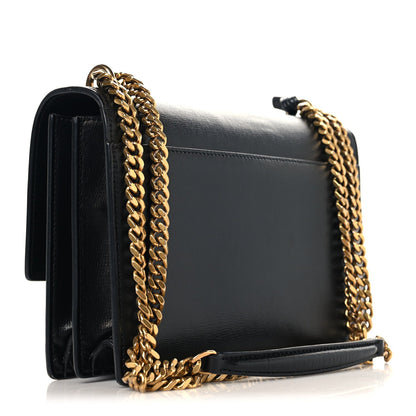 Calfskin Medium Monogram Sunset Black