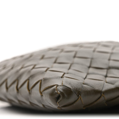 Calfskin Intrecciato Mini Hop Khaki