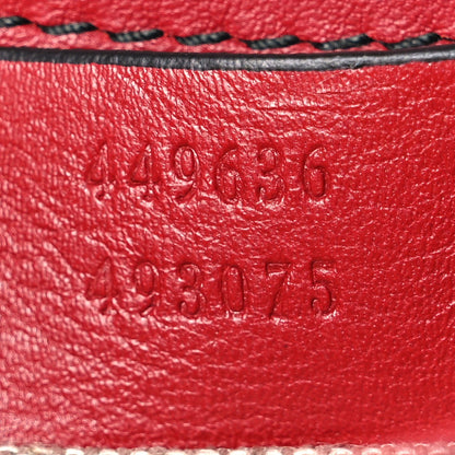 Soft Microguccissima Mini Emily Chain Shoulder Bag Rosso
