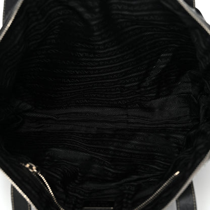 Nappa Pocket Satchel Black