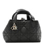 Calfskin Macrocannage Small Toujours  Black