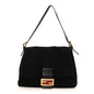 Suede Mama Baguette Black
