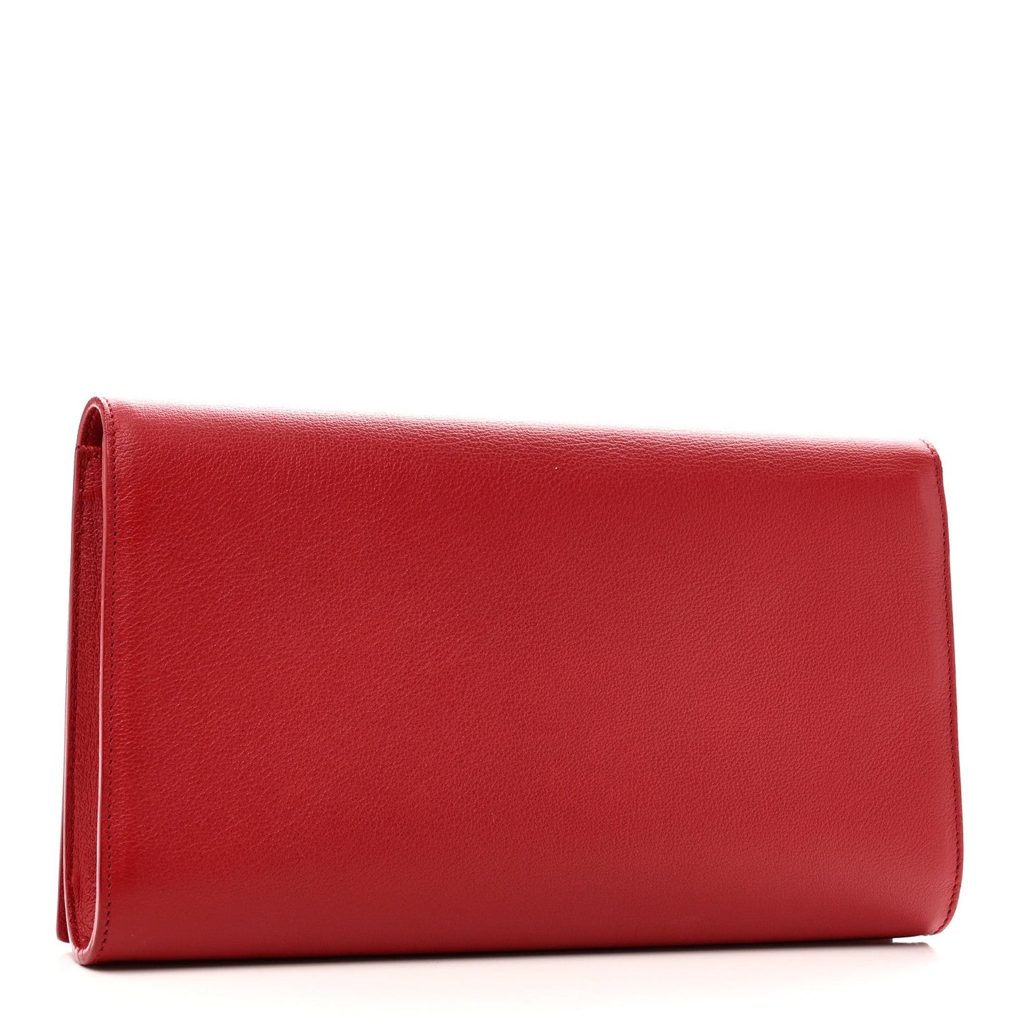 Calfskin Monogram Large Belle De Jour Clutch Red