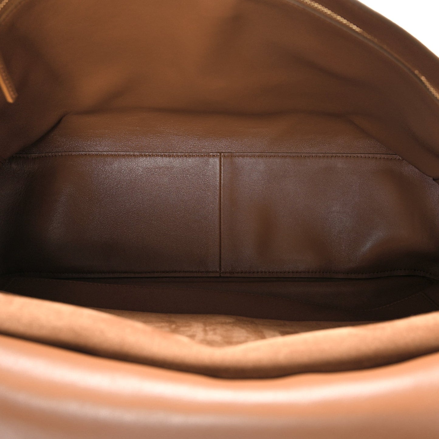 Suede Calfskin Souplissimo Maxi Flap Camel