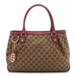 Monogram Medium Sukey Top Handle Tote Peonia Flower