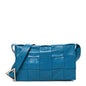 Paper Calfskin Maxi Intreccio Cassette Crossbody Bag Blaster