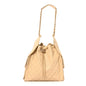 Caviar Quilted Medium Chanel 25 Handbag Beige