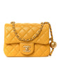 Lambskin Quilted Mini Pearl Crush Flap Juane