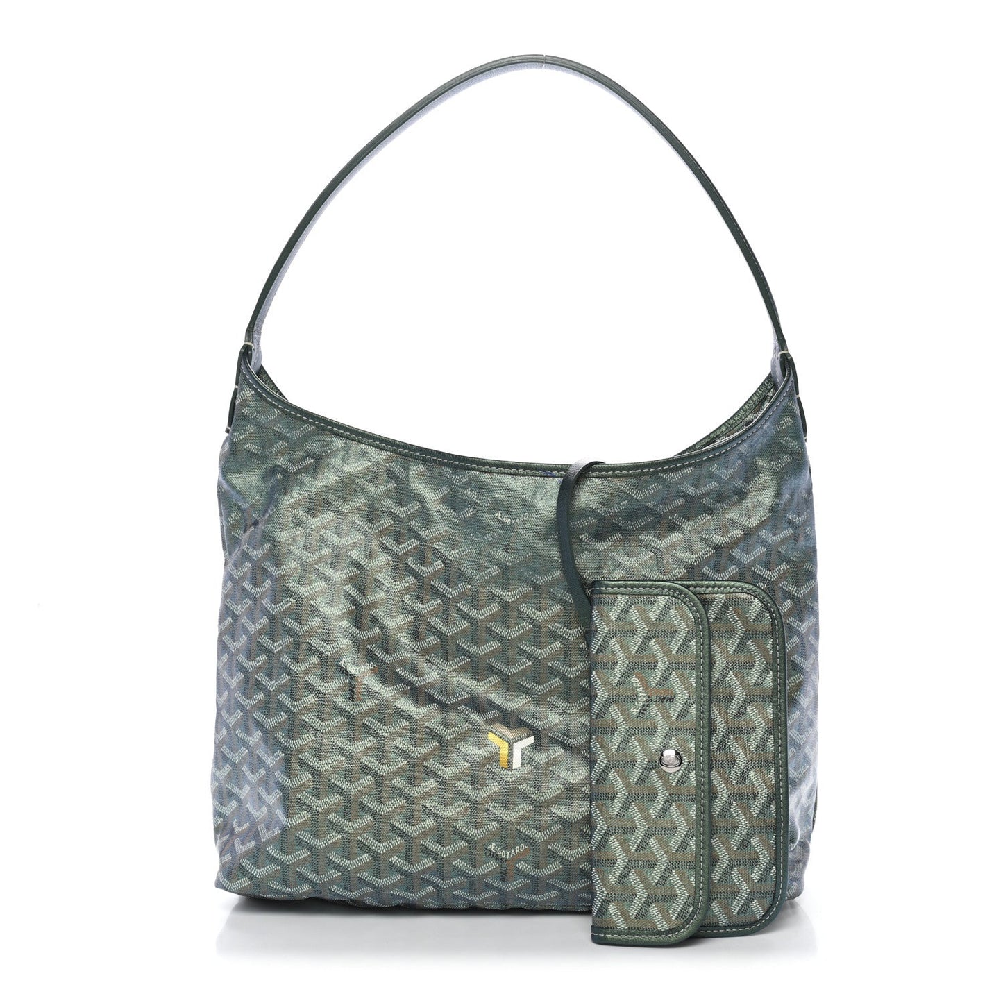 Iridescent Goyardine Boheme Hobo Pearly Green