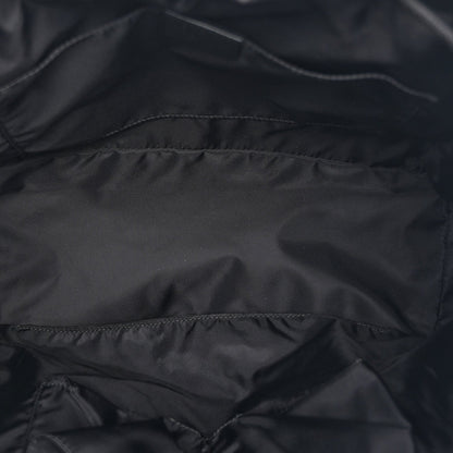 Nylon Monogram Medium Light Single Buckle Backpack Black