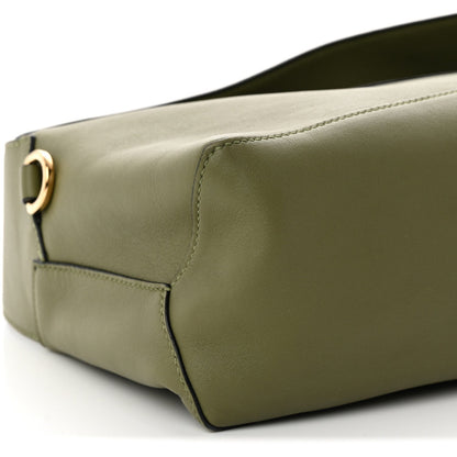 Calfskin Puzzle Hobo Avocado