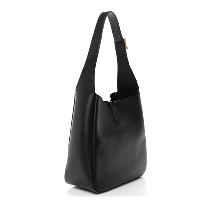 Supple Calfskin Small Le 5 A 7 Soft Hobo Black
