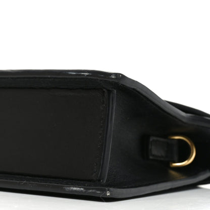 Smooth Calfskin Le Sac Rond Black