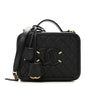 Caviar Quilted Medium CC Filigree Vanity Case Black