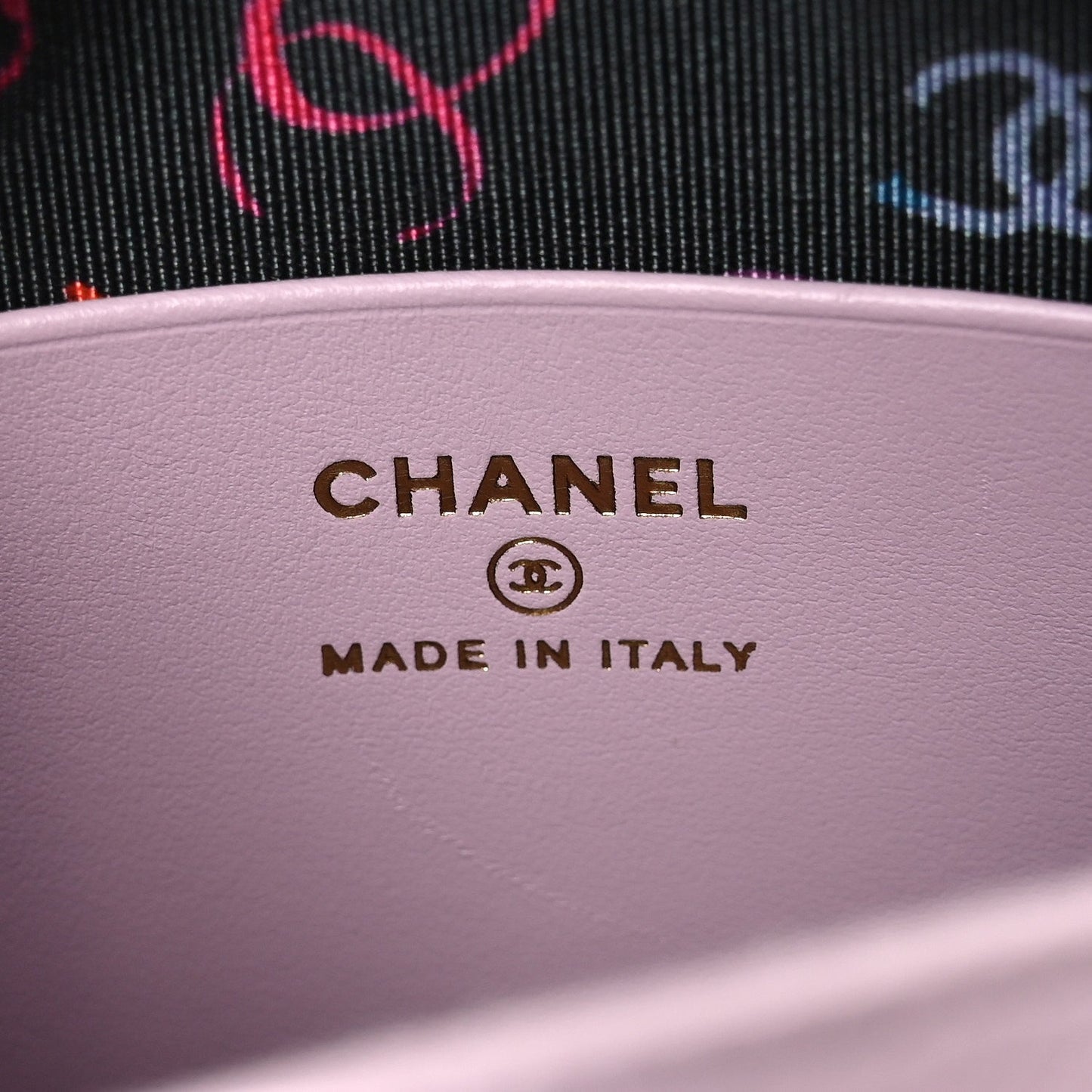 Caviar Quilted Chain Camera Bag Light Purple