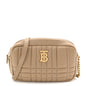Lambskin Quilted Small Lola Camera Bag Oat Beige