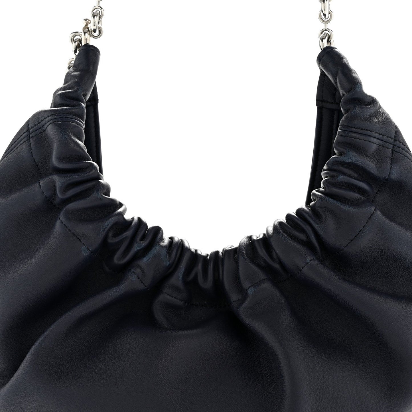 Nappa Small Squeeze Bag Abyss Blue