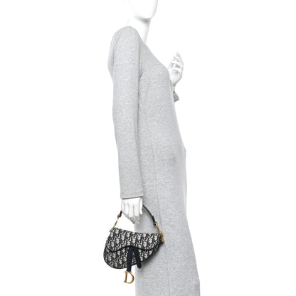 Oblique Mini Saddle Bag Blue