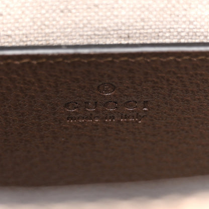 Monogram Jumbo GG Textured Dollar Calfskin Web Mini Vertical Tote Camel Ebony New Acero