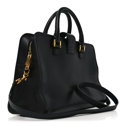 Calfskin Monogram Baby Cabas Black
