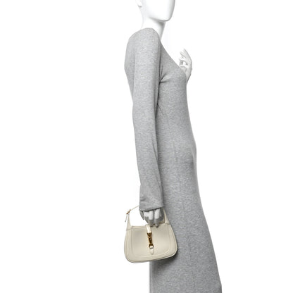 Boarded Dyana Lux Calfskin Mini Jackie 1961 Hobo Mystic White