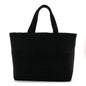 Raffia Wide Tote Black