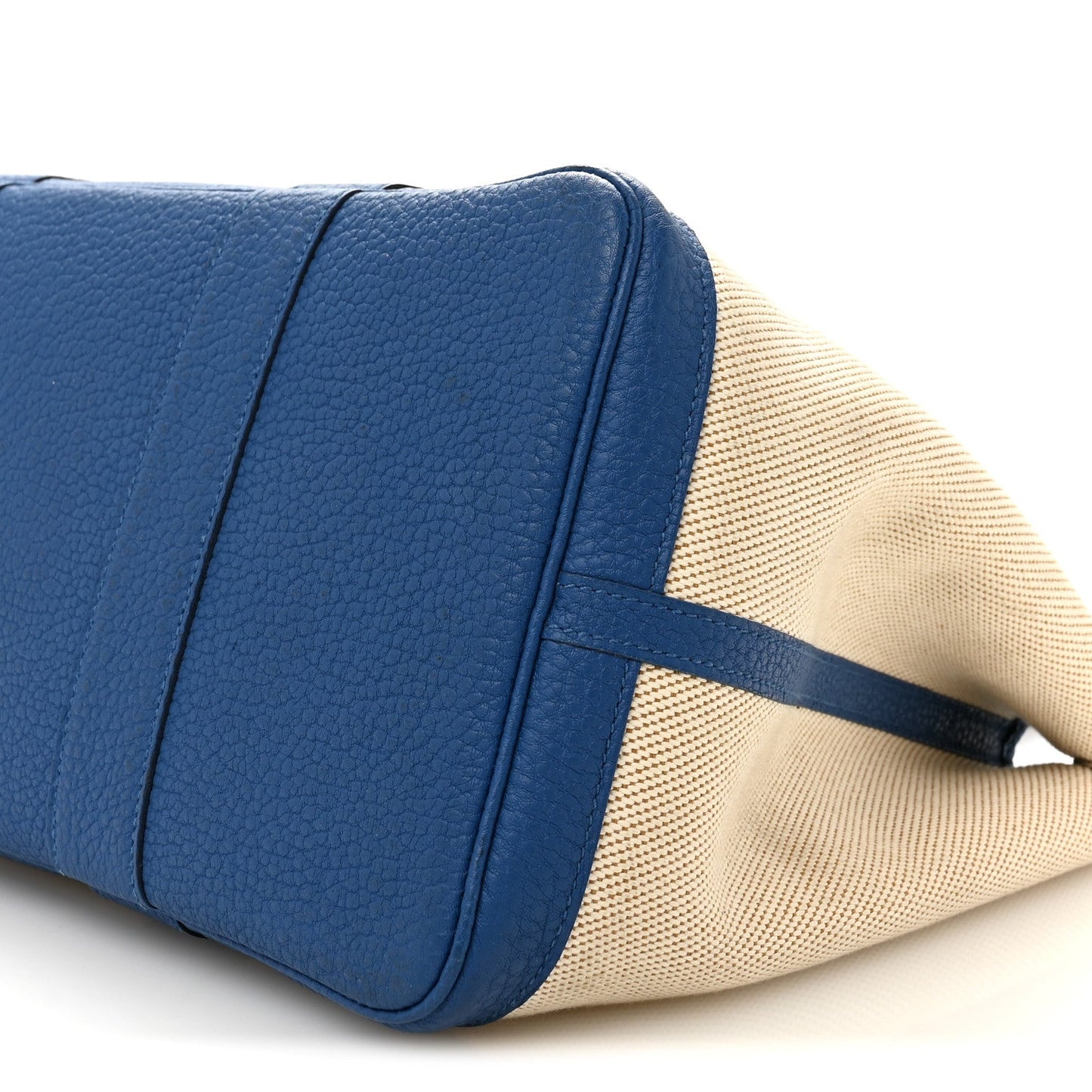 Twill H Negonda Garden Party 36 MM Tote Ecru Desert Bleu France