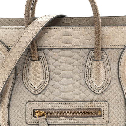 Snakeskin Nano Luggage Grey