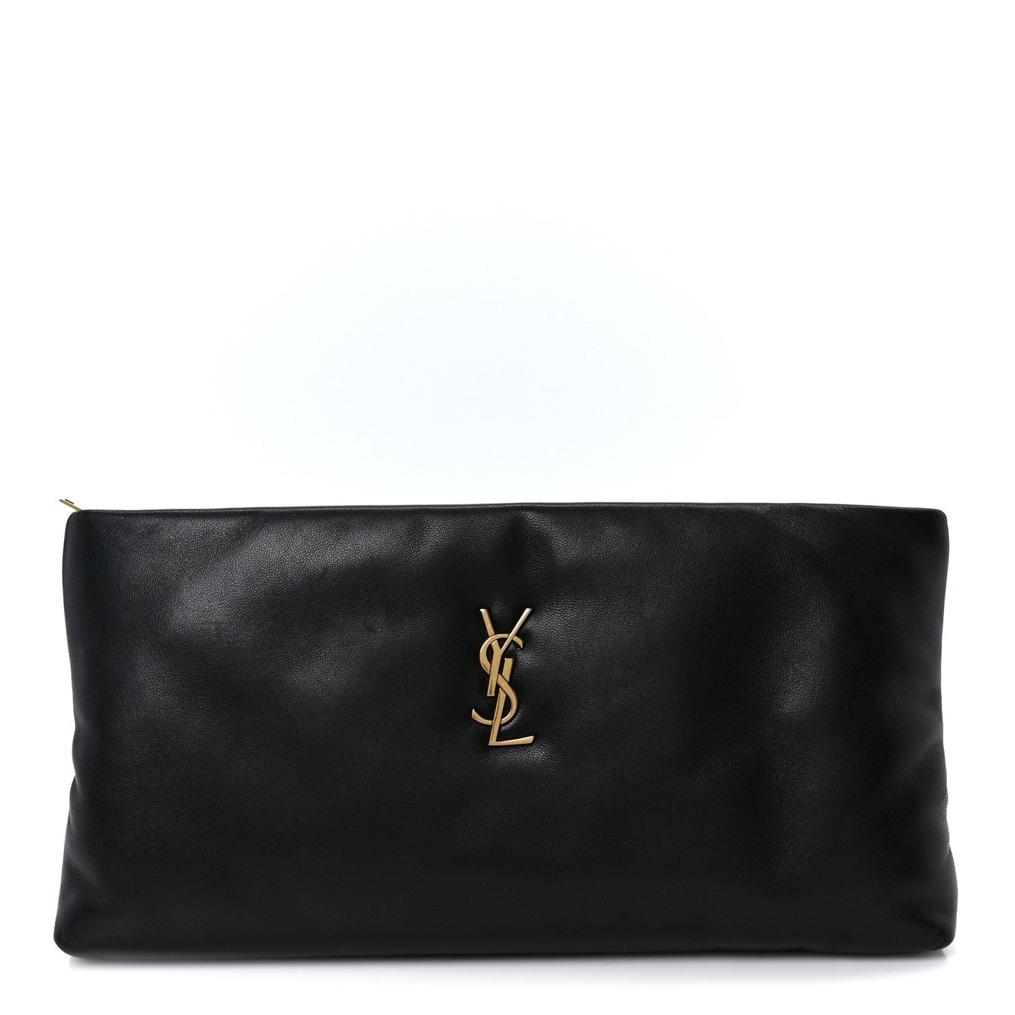 Lambskin Long Calypso Pouch Black