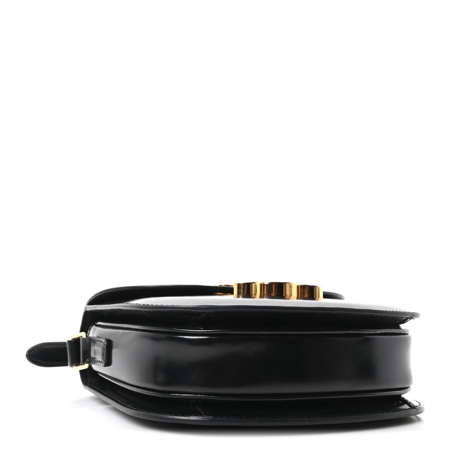 Shiny Calfskin Teen Besace Black