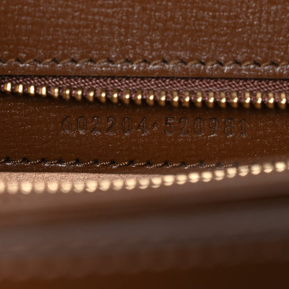 GG Supreme Monogram Horsebit 1955 Shoulder Bag Beige Brown Sugar