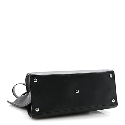 Vitello Dolce Shiny Nappa Petite 3Jours Tote Black