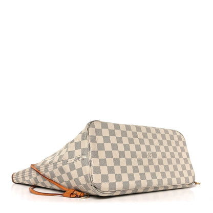 Damier Azur Neo Neverfull MM Rose Ballerine