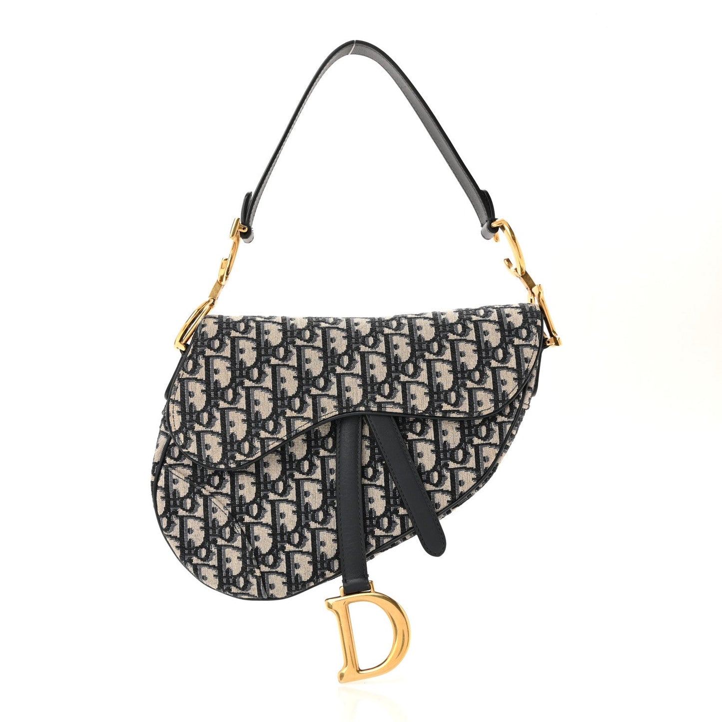 Oblique Saddle Bag Blue