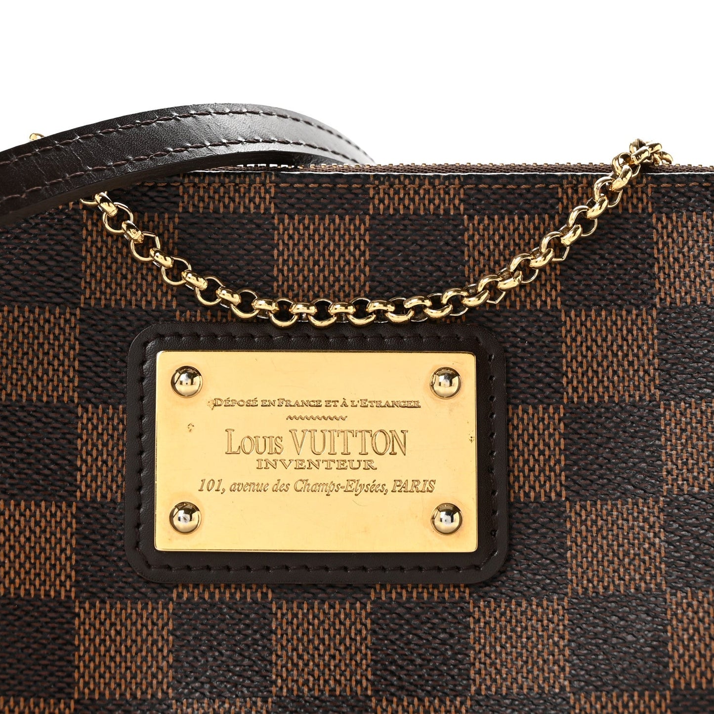 Damier Ebene Eva Clutch