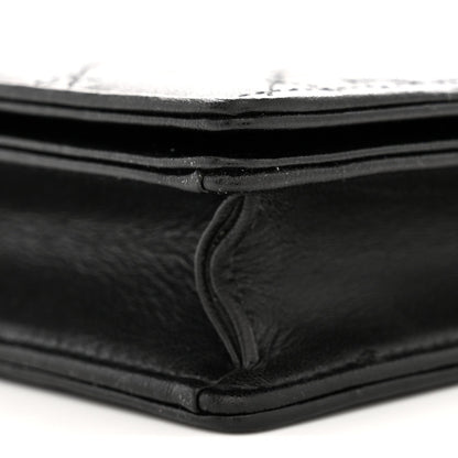 Lambskin Cannage Lady Dior Pouch Black