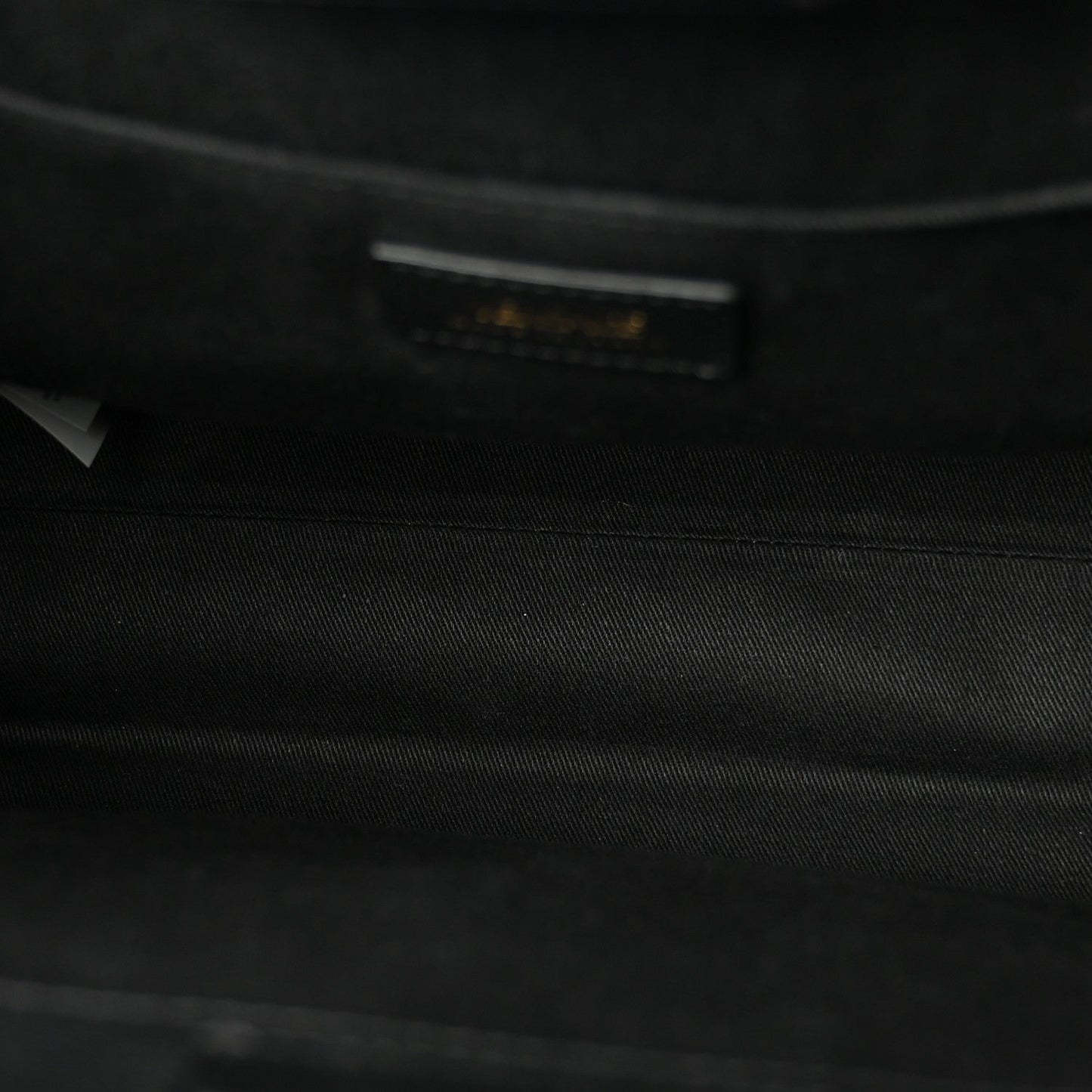 Grainy Calfskin Large Virtus Top Handle Tote Black