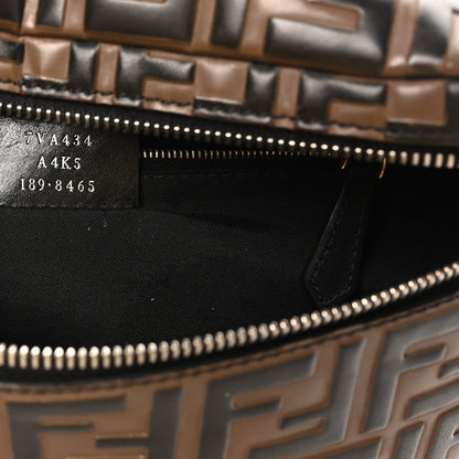 Vitello Century Bi-Color FF 1974 Embossed Belt Bag Maya Black