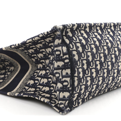 Oblique Large Book Tote Blue Multicolor
