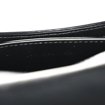 Box Calfskin Mini Voltaire Top Handle Bag Black