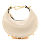 Vitello Grace Matte Nano Fendigraphy Hobo Charm White Ice