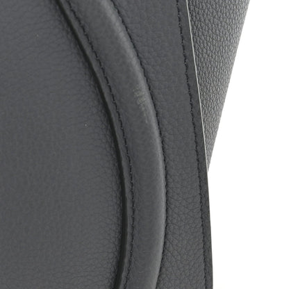Baby Drummed Calfskin Micro Luggage Kohl
