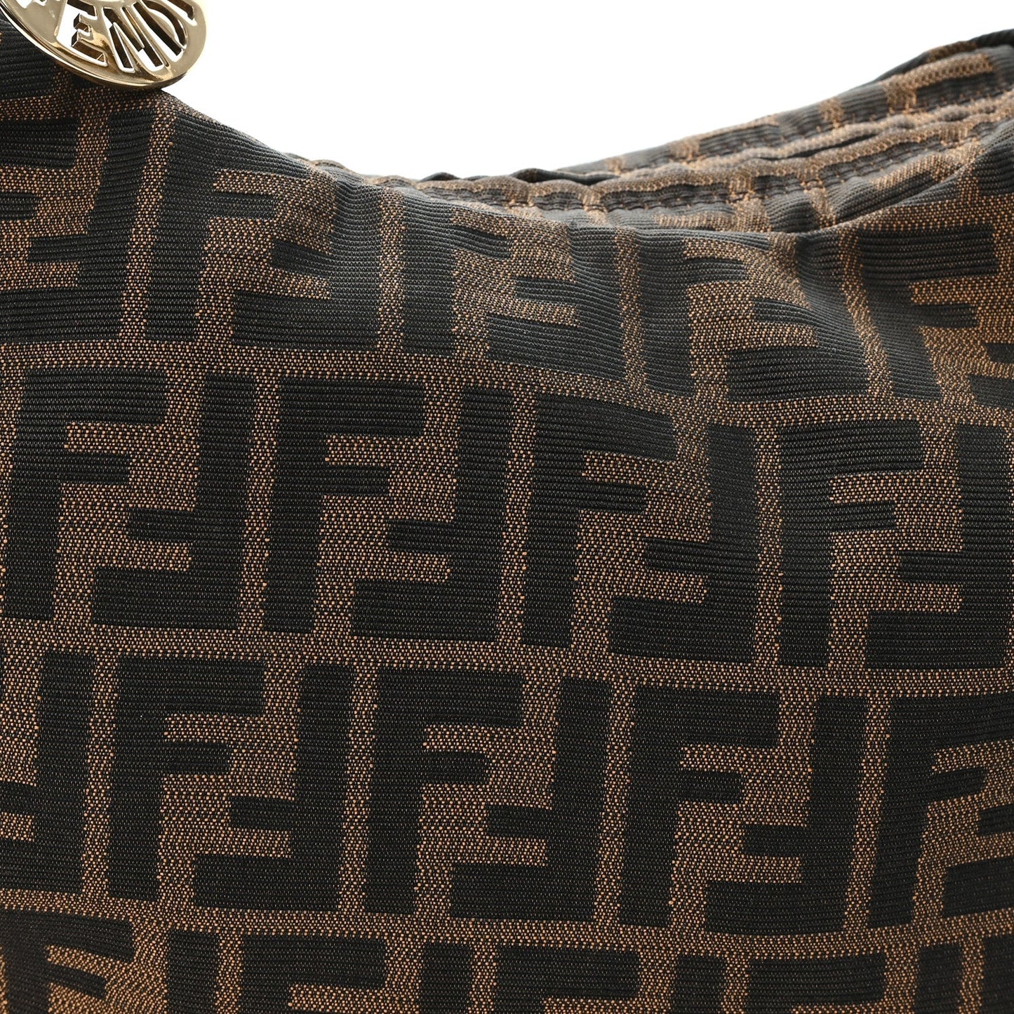 Zucca Small Chef Chain Hobo Tobacco